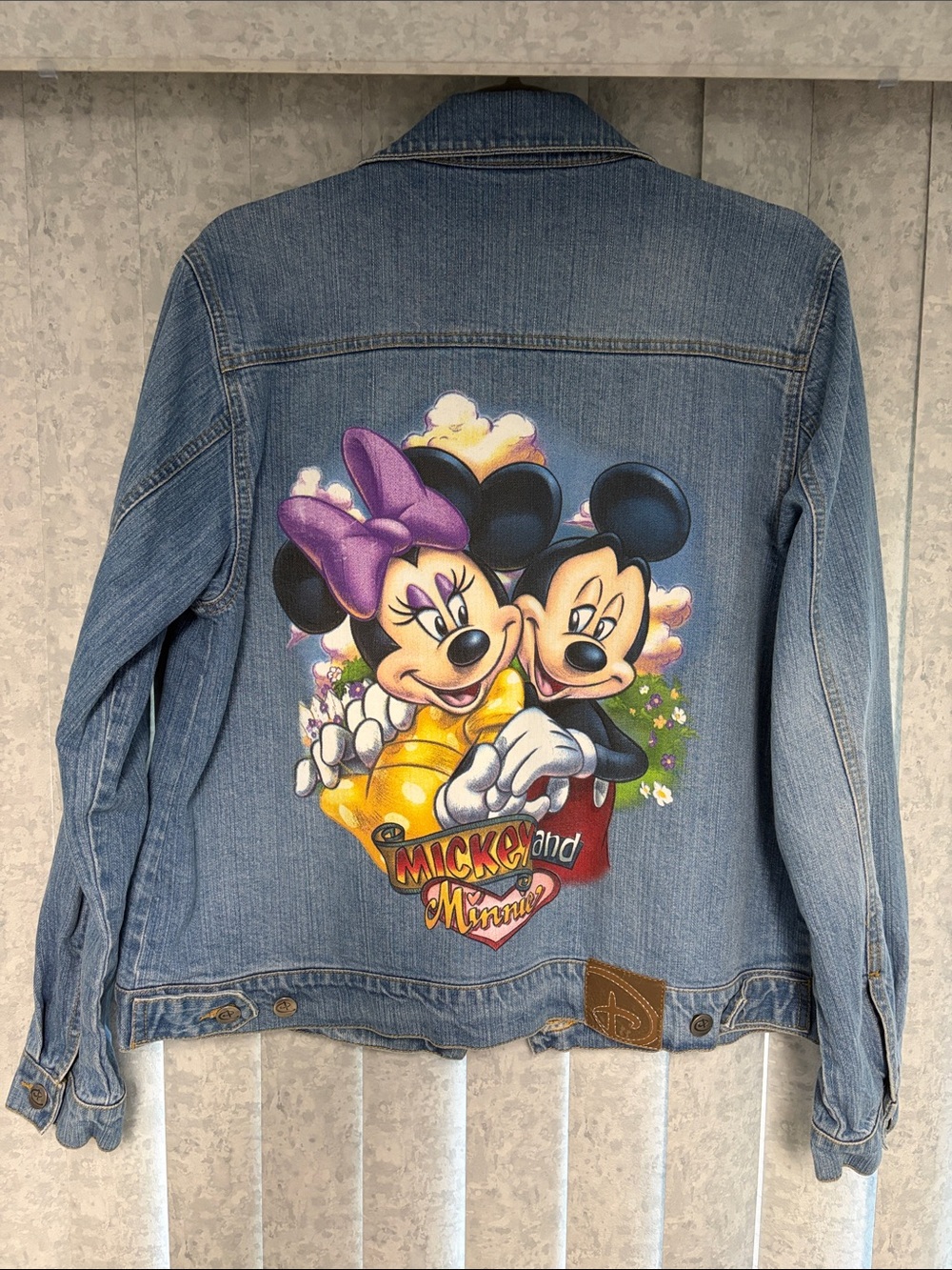 Disney Denim Jacket with Mickey & Minnie